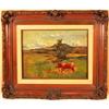 Image 1 : George Miller Landscape Oil Painting c 1950 #1528596