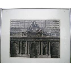 Richard Haas, Grand Central Station, Etching #1528606