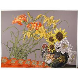 Jack Beal, Buds, Signed Silkscreen #1528610