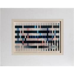 Yaacov Agam, Signed Framed Agamograph #1528613