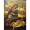 Image 1 : Magnificent Marco Betinelli Oil Painting,Mother#1528645