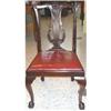 Image 1 : Set Of Eight Chippendale Style Dining Chairs #1528659