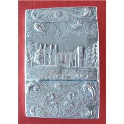 Antique Card Case Hallmarked Silver Ornate #1528707