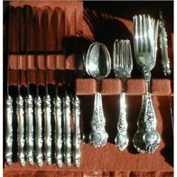 Wallace VIOLET Sterling - 10 4 pc sets - 44 pcs#1528749