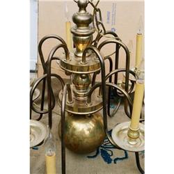 Large 12 Arm Vintage Brass Chandelier !! #1528771