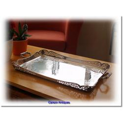 Antique Silver 2 Handle Tea Tray By Elkington &#1528787