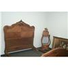 Image 1 : Louis XV Walnut Double Bed and nite stand #1528792