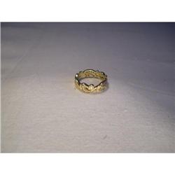 18K YG Hidalgo Champagne Diamond Eternity Band #1528854