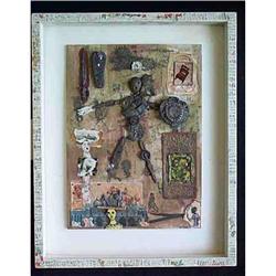 1980's Visionary Triptych By Sandra Jackman #1528877