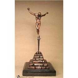 SALVADOR DALI SIGNED BRONZE CHRIST OF ST JOHN #1528961