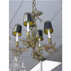Antique French Bronze Chandelier Sku2031 #1528969