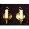 Image 1 : Cirtca 1920 pair of bronze sconces . #1529019