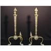 Image 1 : Bronze  andiron circa 1870. #1529020
