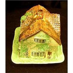 English Staffordshire Covered Cheese Dish #1529142