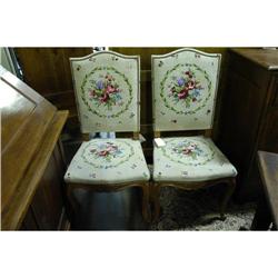 Pair of French Louis XV chairs #1540180