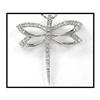 Image 1 : DRAGONFLY PENDANT BROOCH WITH 37 DIAMONDS(price#1540219