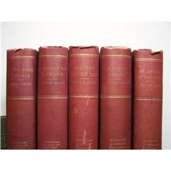 5 Victor Hugo Books Standard Library Edition #1558279