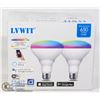 Image 1 : TWO PACK LVWIT LED SMART LIGHTBULB SET