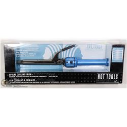 HOT TOOLS TITANIUM SPIRAL CURLING IRON