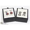 Image 1 : RT MENS 2 SETS OF CUFFLINKS