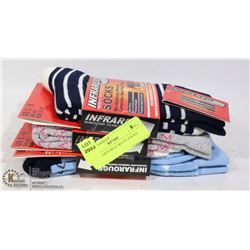 3PK LADIES HEAT WAVE SOCKS