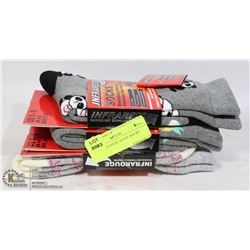 3PK LADIES HEAT WAVE SOCKS