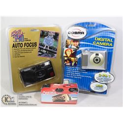 SEALED 3 CAMERAS COBRA DIGITAL