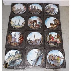 12 COLLECTOR PLATES FROM FRANCE
