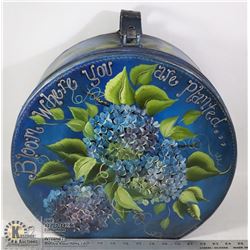 HAND PAINTED HAT HARD CASE