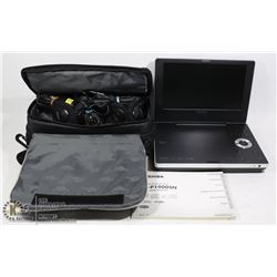 TOSHIBA PORTABLE DVD PLAYER COMES WITH CARRY CASE