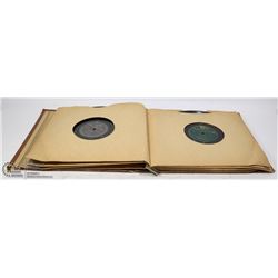 VINTAGE VINYL RECORDS IN BINDER