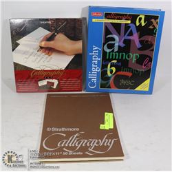 CALLIGRAPHY SETS AND PAPER -2 SETS NEW IN BOX