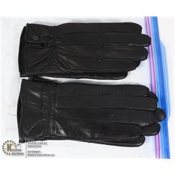 2PK LADIES LEATHER GLOVES SMALL