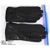 Image 1 : 2PK LADIES LEATHER GLOVES SMALL