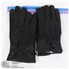 Image 1 : 2PK LADIES LEATHER GLOVES MEDIUM