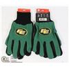 Image 1 : TWO PAIRS OF EDMONTON ESKIMO TEAM GLOVES