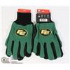 Image 1 : TWO PAIRS OF EDMONTON ESKIMO TEAM GLOVES