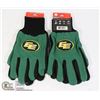 Image 1 : TWO PAIRS OF EDMONTON ESKIMO TEAM GLOVES