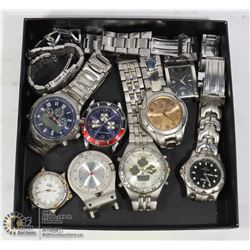 COLLECTION OF 8 MEN'S WATCHES (SOME