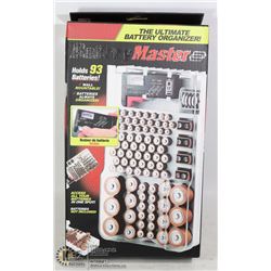 BATTERY MASTER BATTERY ORGANIZER WITH