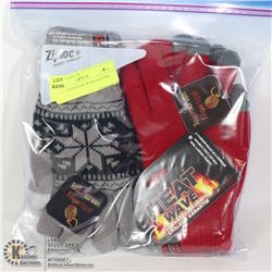 2PK LADIES HEAT WAVE GLOVES