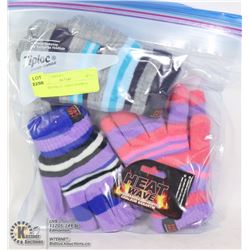 3PK KIDS HEAT WAVE GLOVES