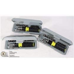 3 NEW IN BOX RATCHET SETS