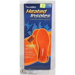 NEW REMOTE CONTROLLED RECHARGEABLE HEATED INSOLES
