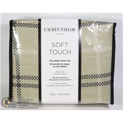 NEW KING SIZE MICROFIBER SHEET SET