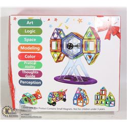 133PC MAGNETIC BLOCKS LEARNING TOY AGES 3+