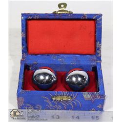 CHROME LOOK HARMONY BALLS IN CASE