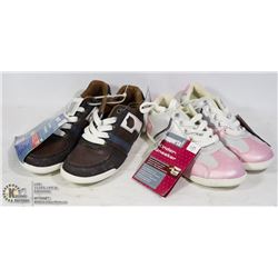 TWO PAIRS OF PEPPERTS KINDER SNEAKER SIZE EU 34