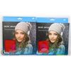 Image 1 : LOT OF 2 MUSIC GEAR WIRELESS MUSICAL BEANIE