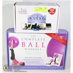 BALL WORKOUT AND HEALING PACKAGE- NEW IN BOX